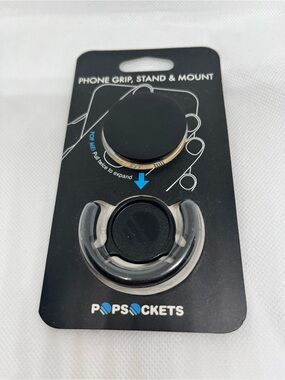 NWT PopSocket Phone Grip, Stand & Mount - Black